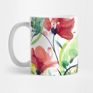 Two poppies Mug